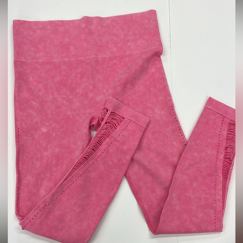 Mono B Hot Pink Athletic Leggings Gym